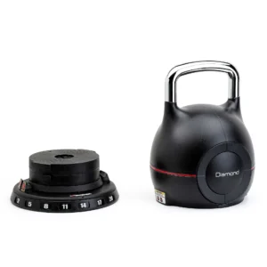 Kettlebell a carico variabile da 2 a 20 kg in acciaio